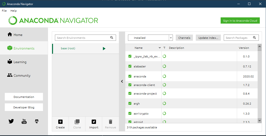 anaconda install package to environment